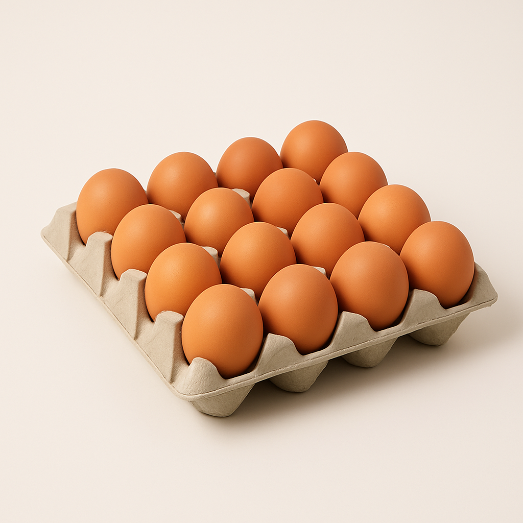 Fresh Brown Eggs (Tray of 18)