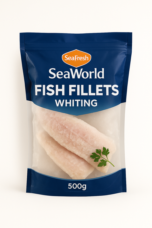 SeaFresh SeaWorld Frozen Fish Fillets – Whiting (500g)